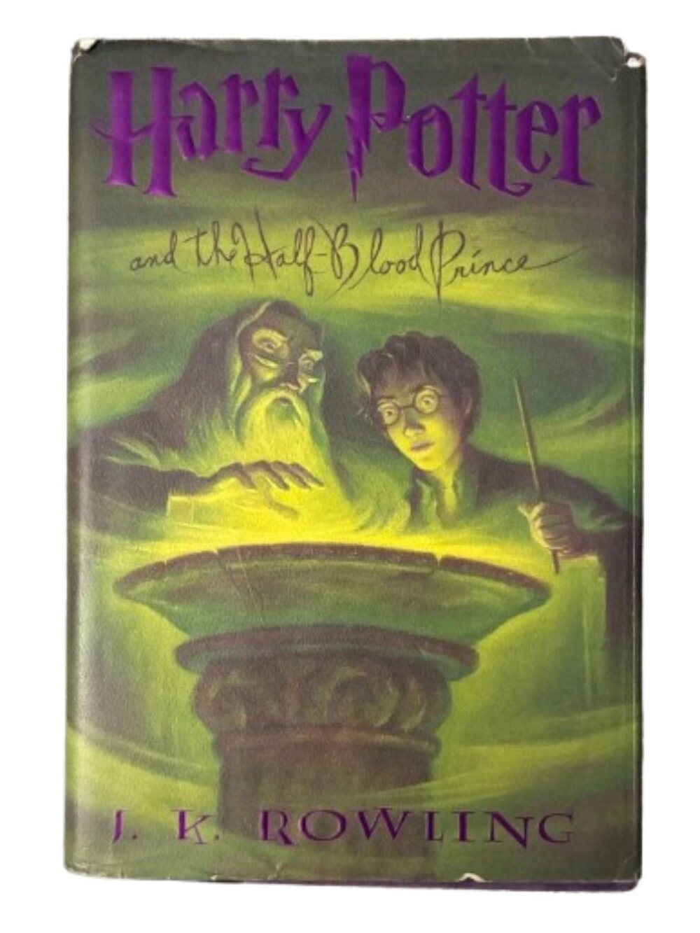 Harry Potter and the Half-Blood Prince Hardcover Book Green purple